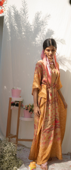 Mughal Banarasi Winter Kaftan