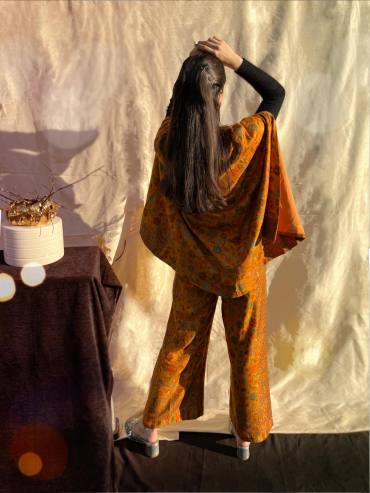 Yellow Cape and Pant