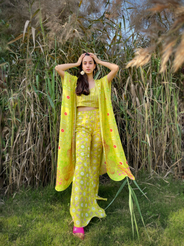 Desireé Long Cape Pant Top Set