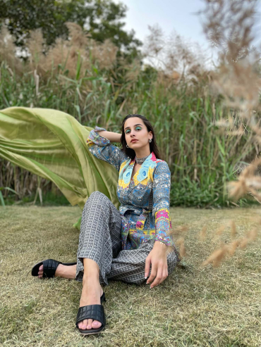 Lila Grace Robe Pant Set